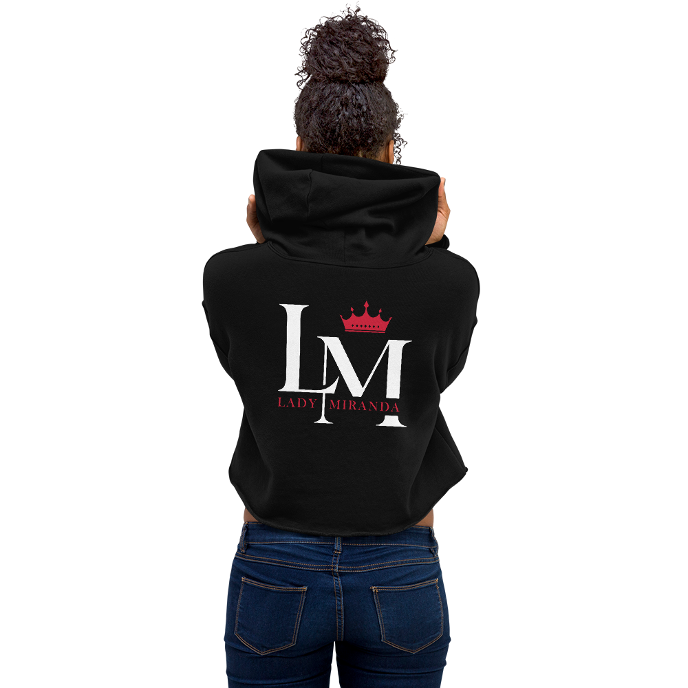 Lady Miranda: Women's Crop Hoodie