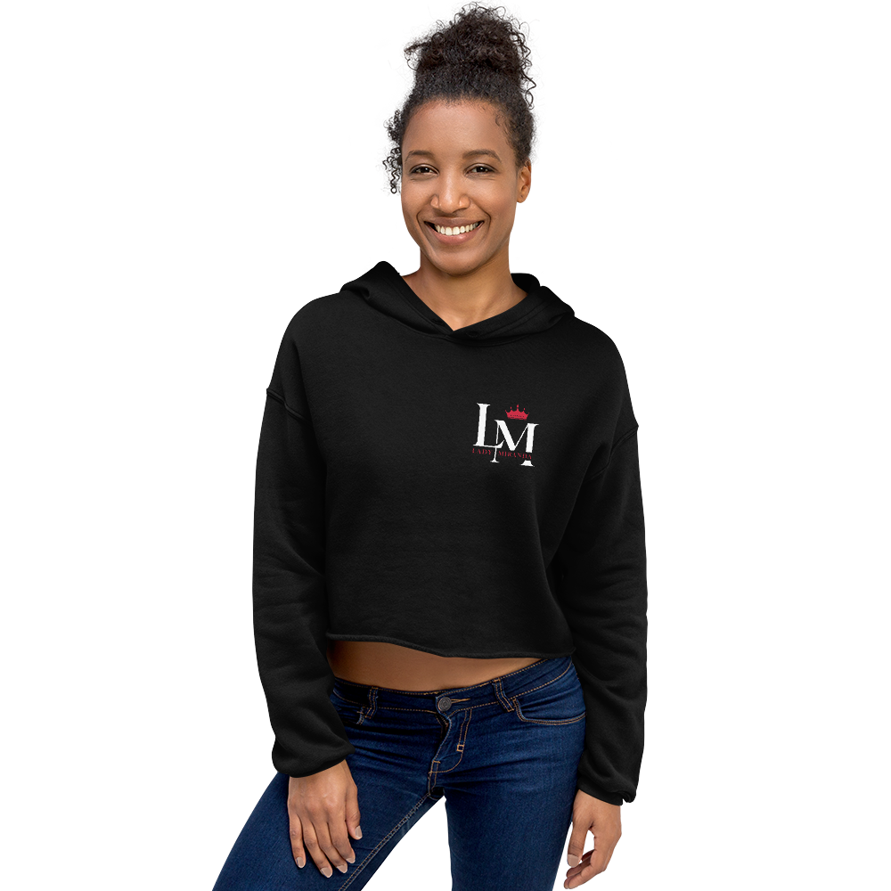 Lady Miranda: Women's Crop Hoodie